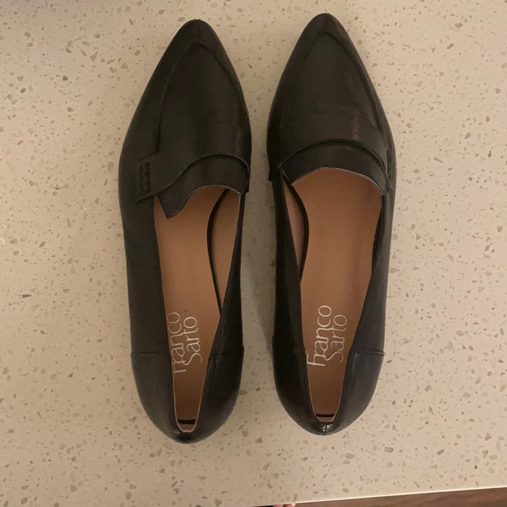 Franco sarto black loafers